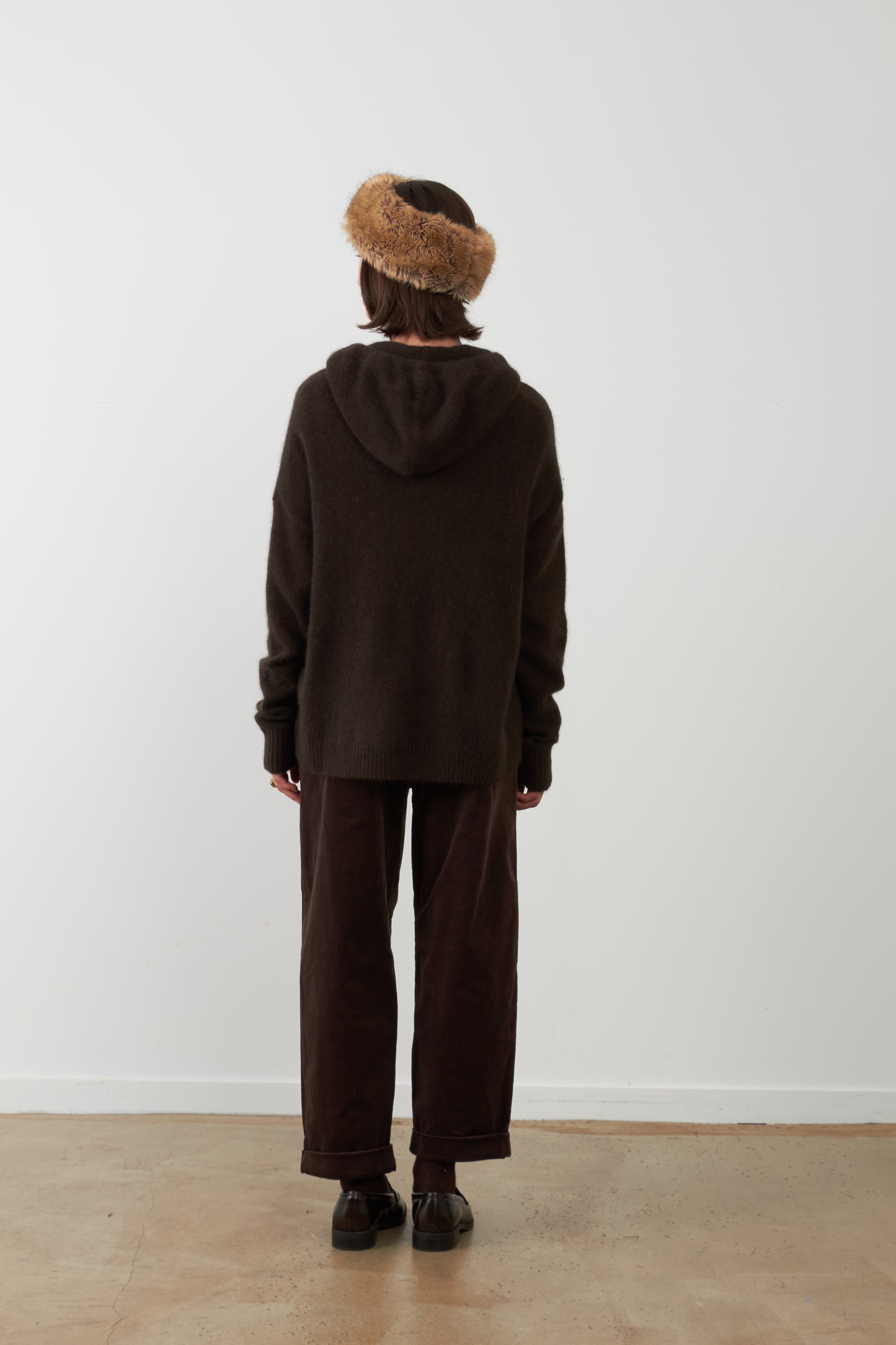 Pantalon ample Nora - Chocolat