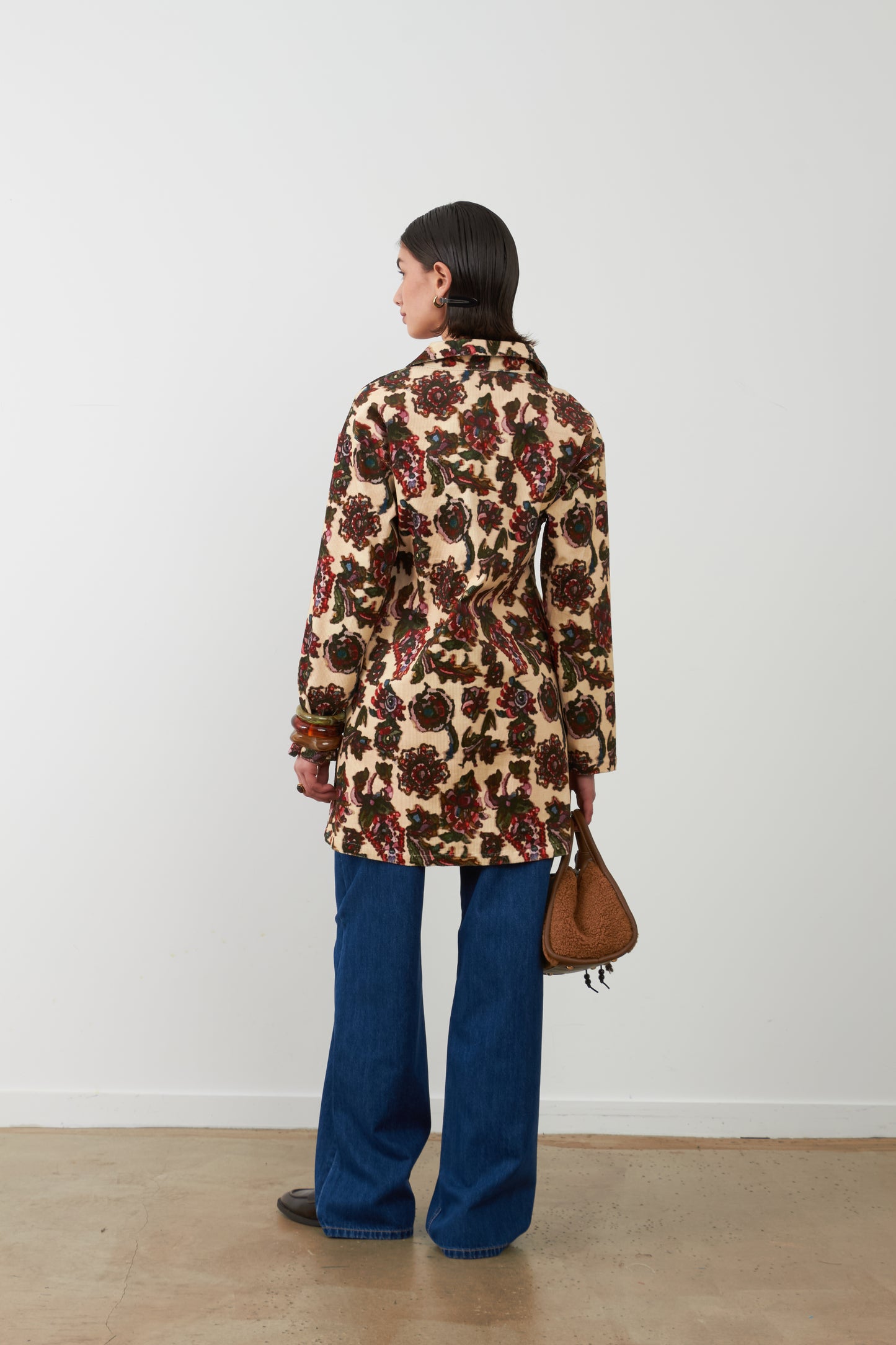 Robe courte imprimé floral Alexa - Fleur de trieste