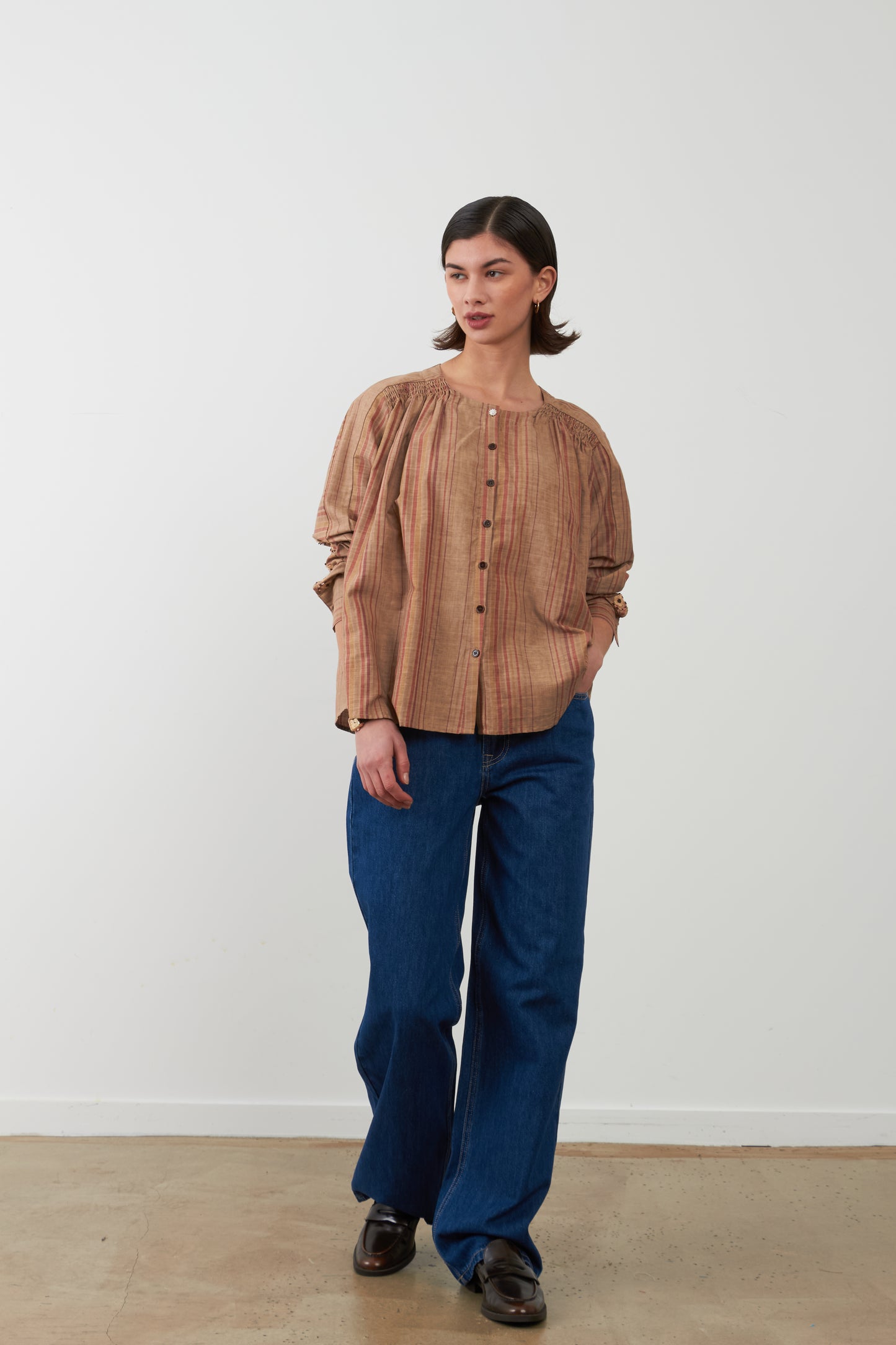 Pantalon jean flare Dane - Denim