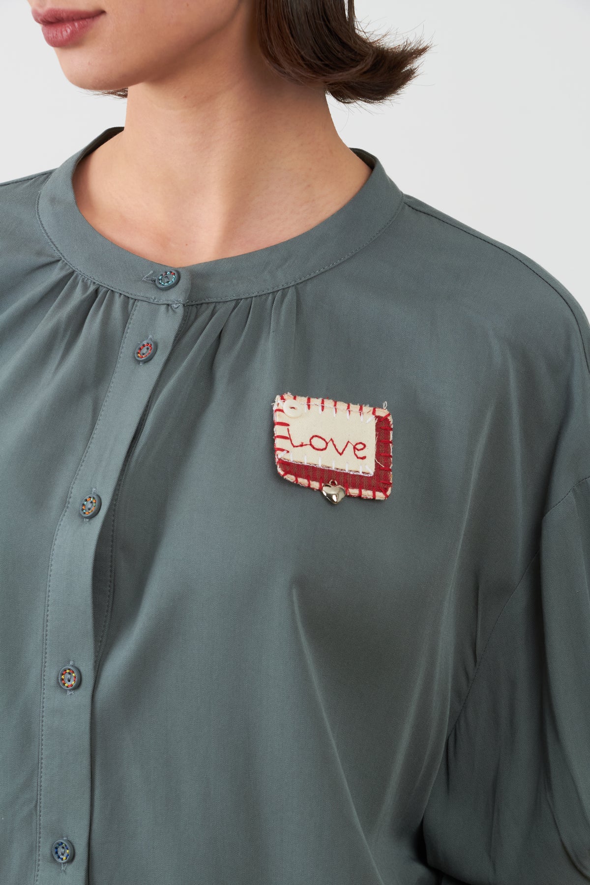 Blouse Simone - Bleu Brume