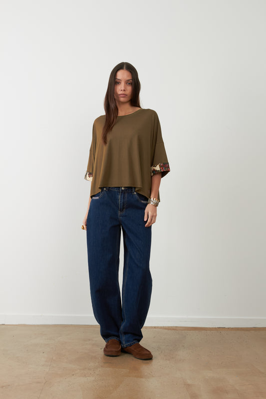 T-shirt Opaline - Kaki