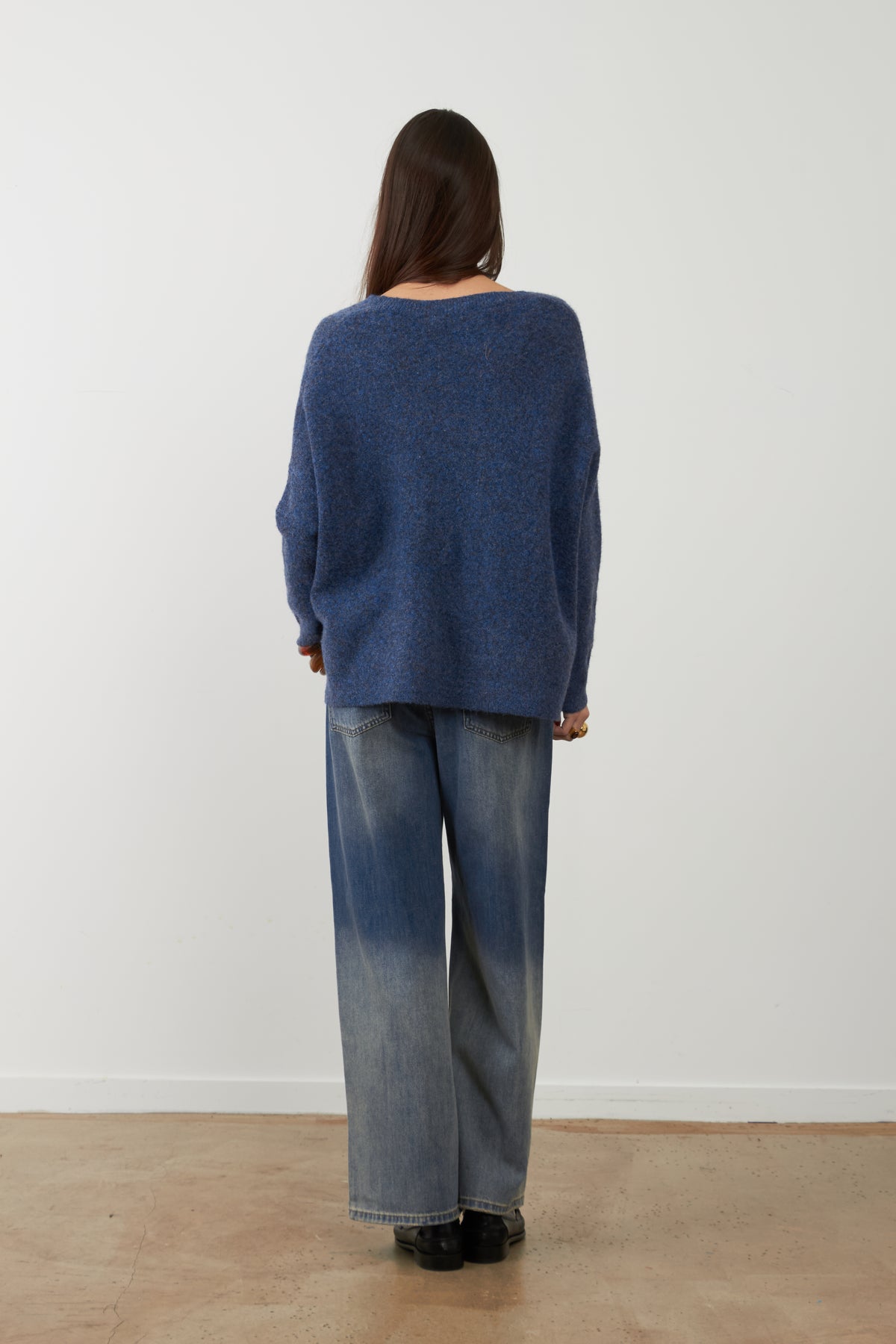 Pull Lam - Denim — vue 4