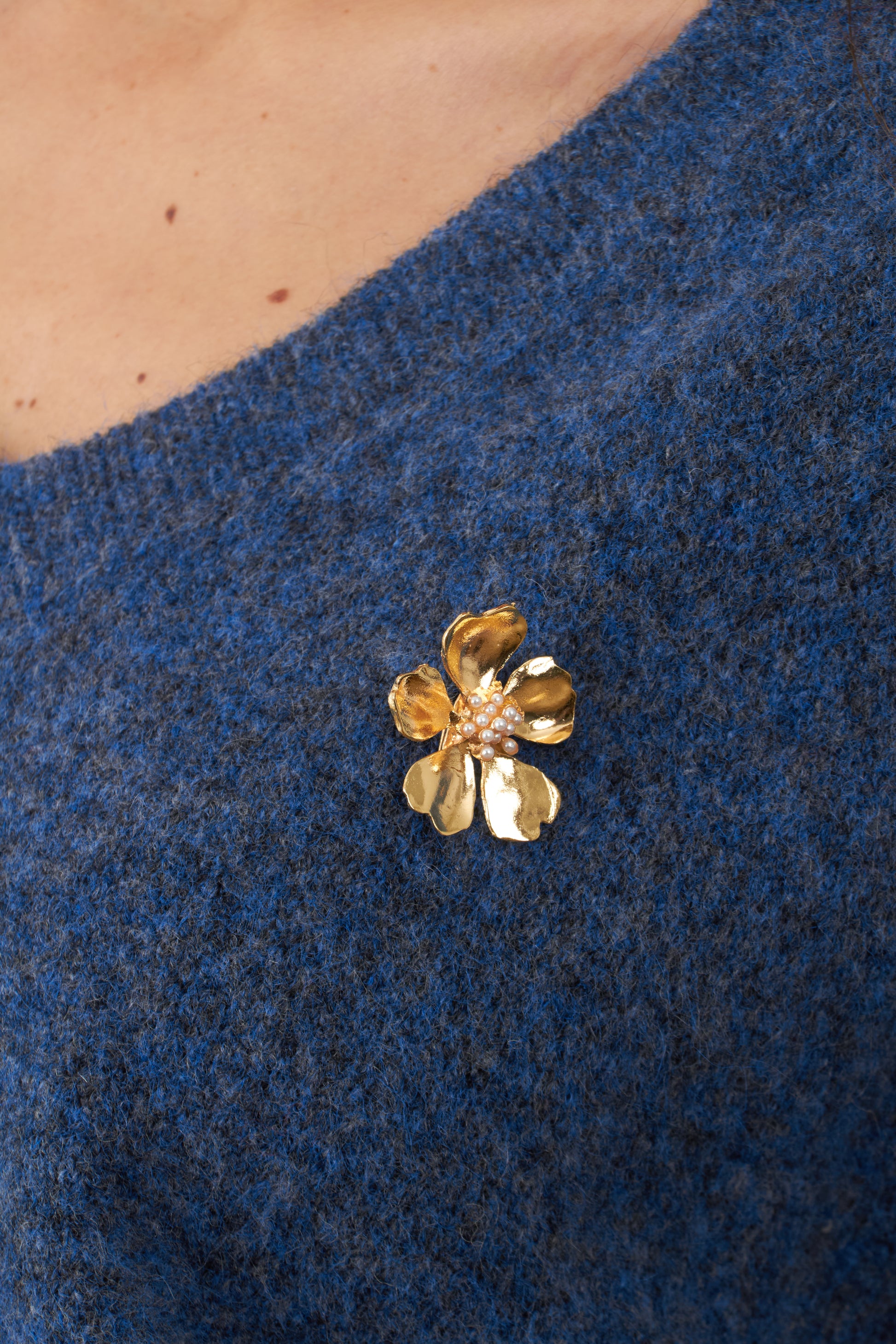 Pull Lam - Denim — vue 3