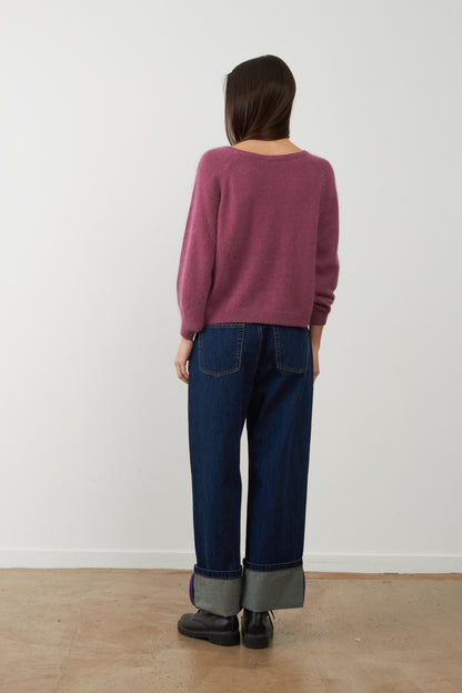 Pull en angora Maeva - Vigne