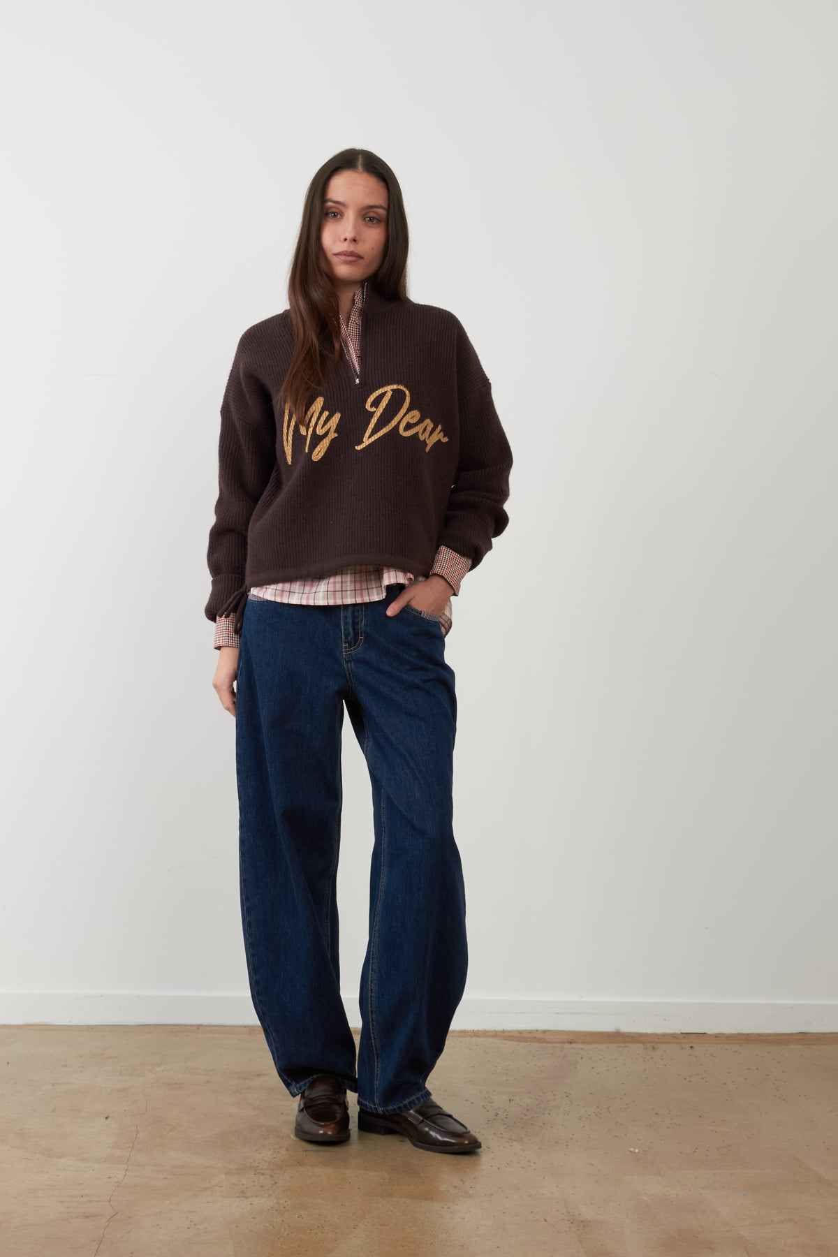 Pull "My Dear" Yseult - Chocolat