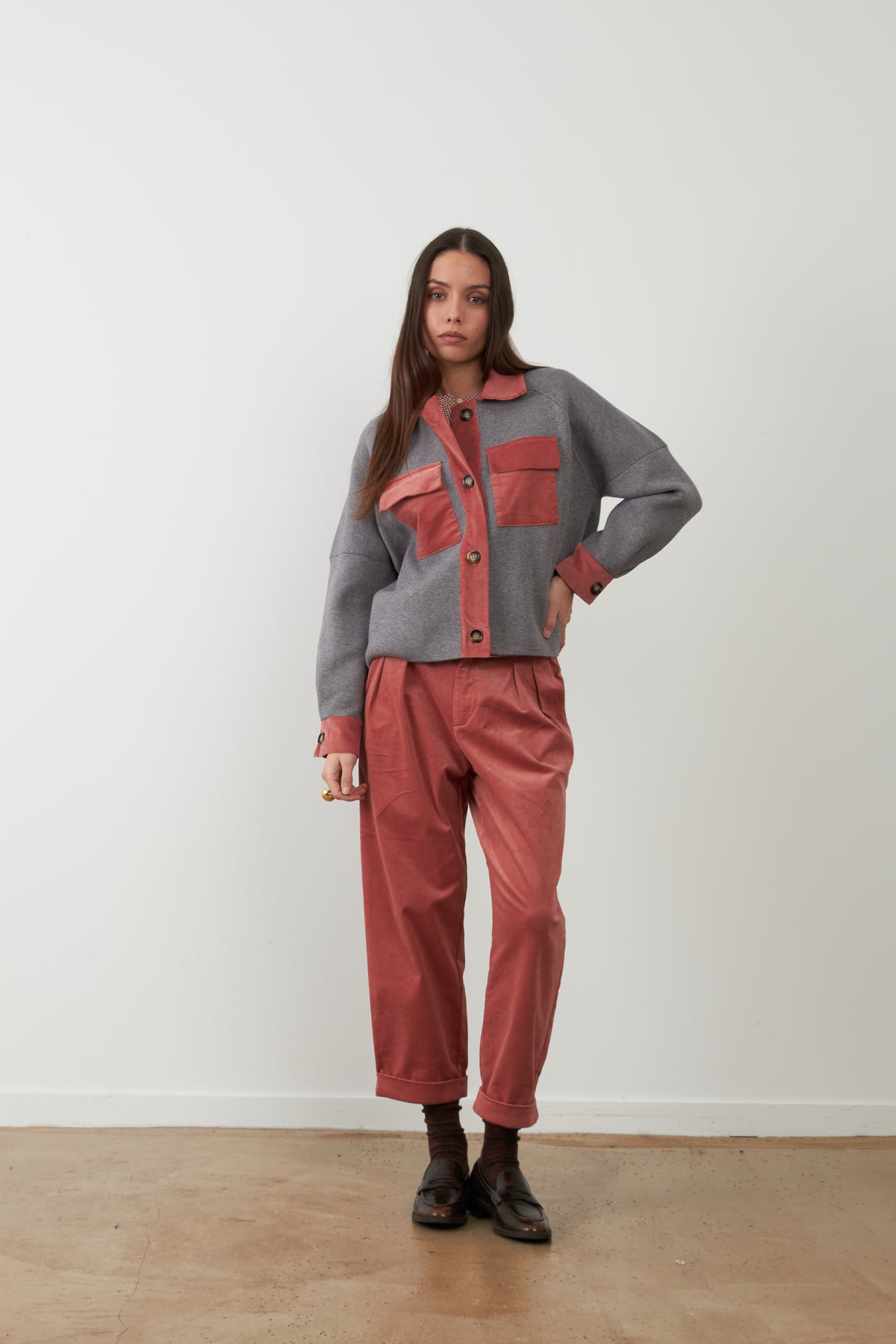 Pantalon Nora - Vieux Rose