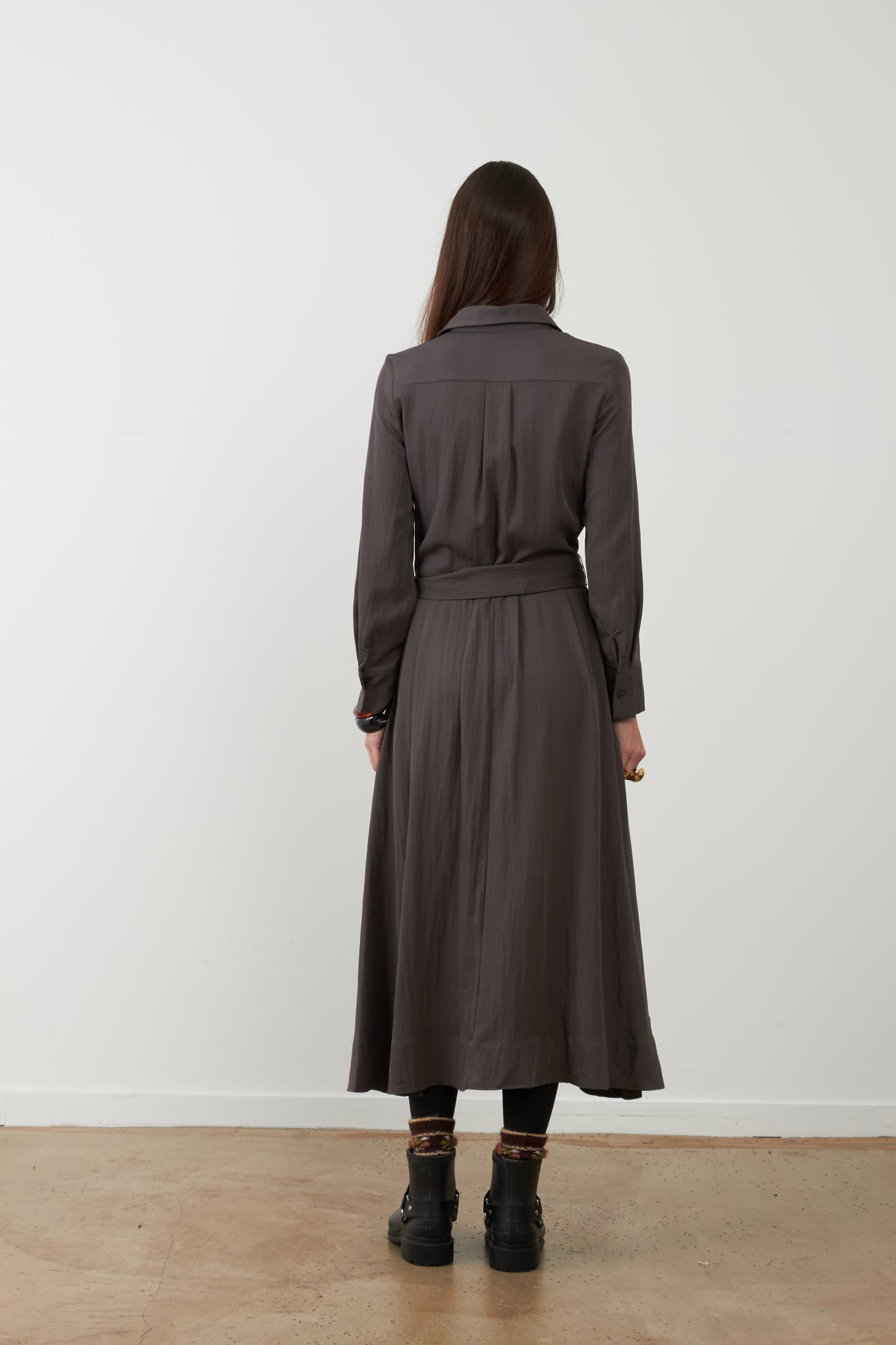 Robe longue Stefan - Kaki