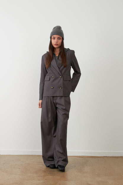 Veste blazer Adriel - Gris chiné