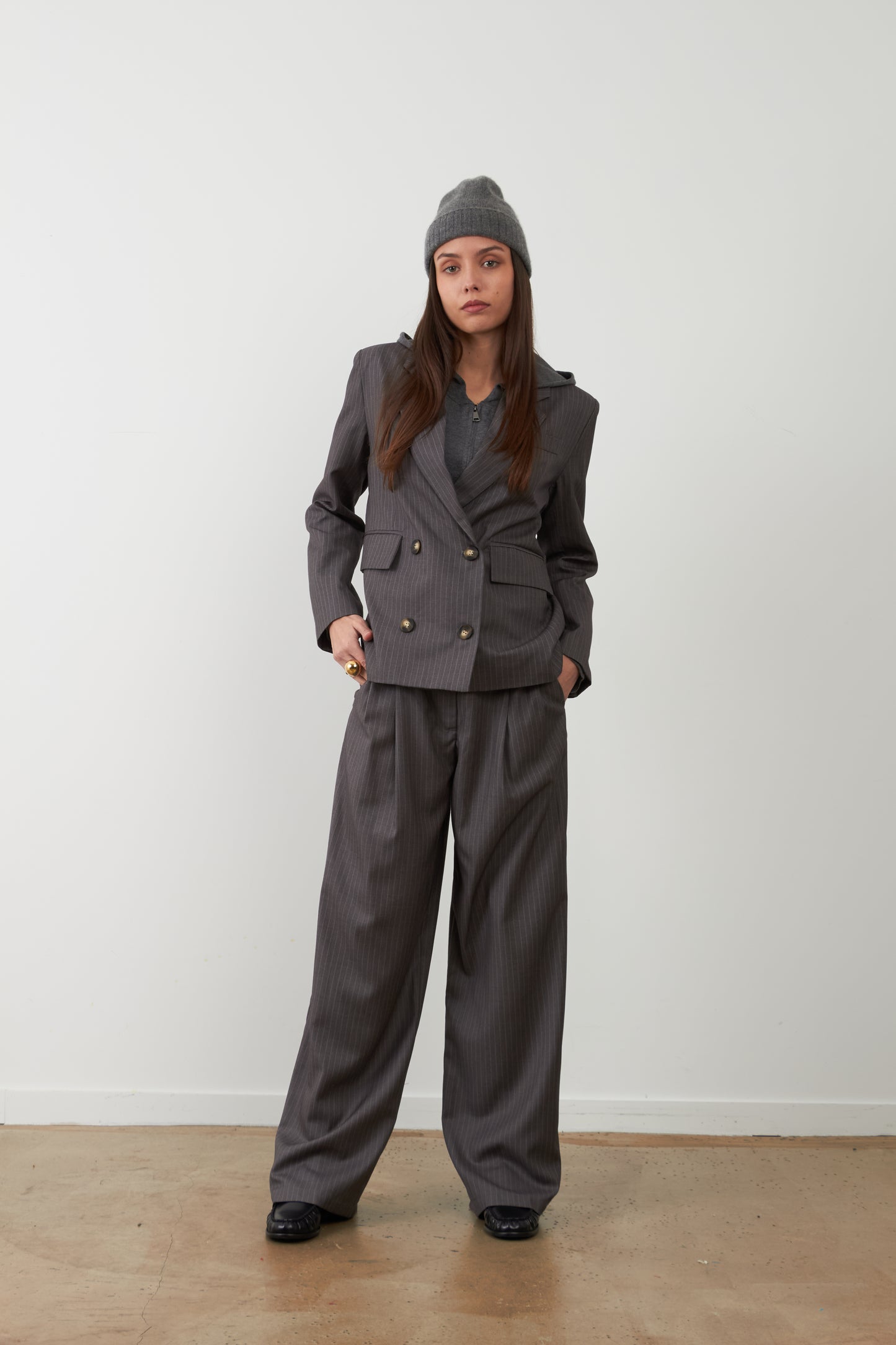 Veste blazer Adriel - Gris chiné