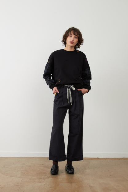 Pantalon large Laugane - Navy