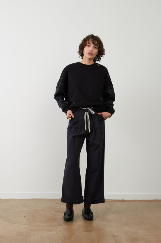 Pantalon large Laugane - Navy