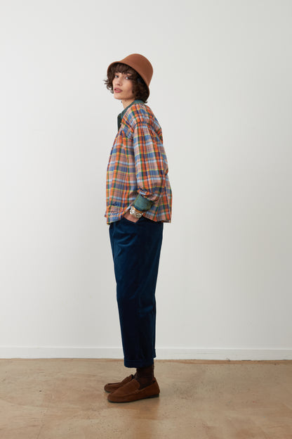 Top Abby - Carreaux Oranges