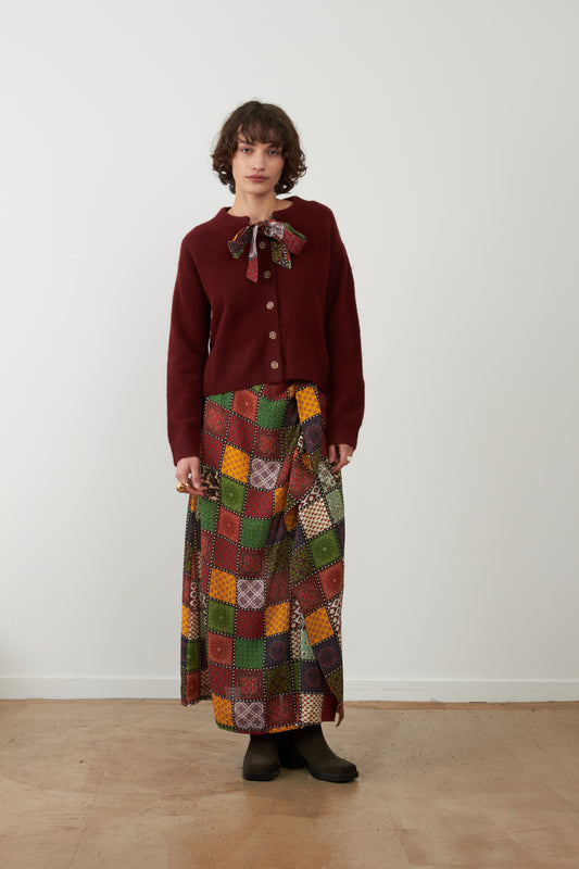 Jupe longue fluide patchwork Pamela - Eco nomade