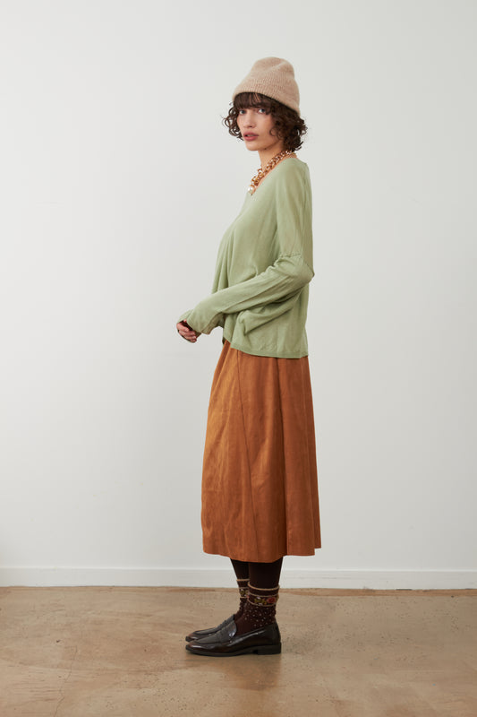 Jupe midi Joy - Camel