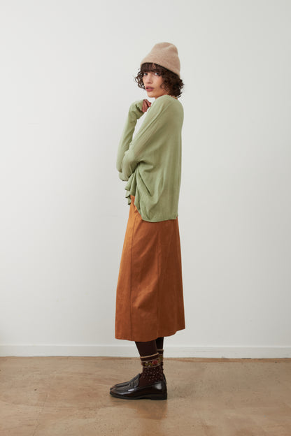 Jupe midi Joy - Camel