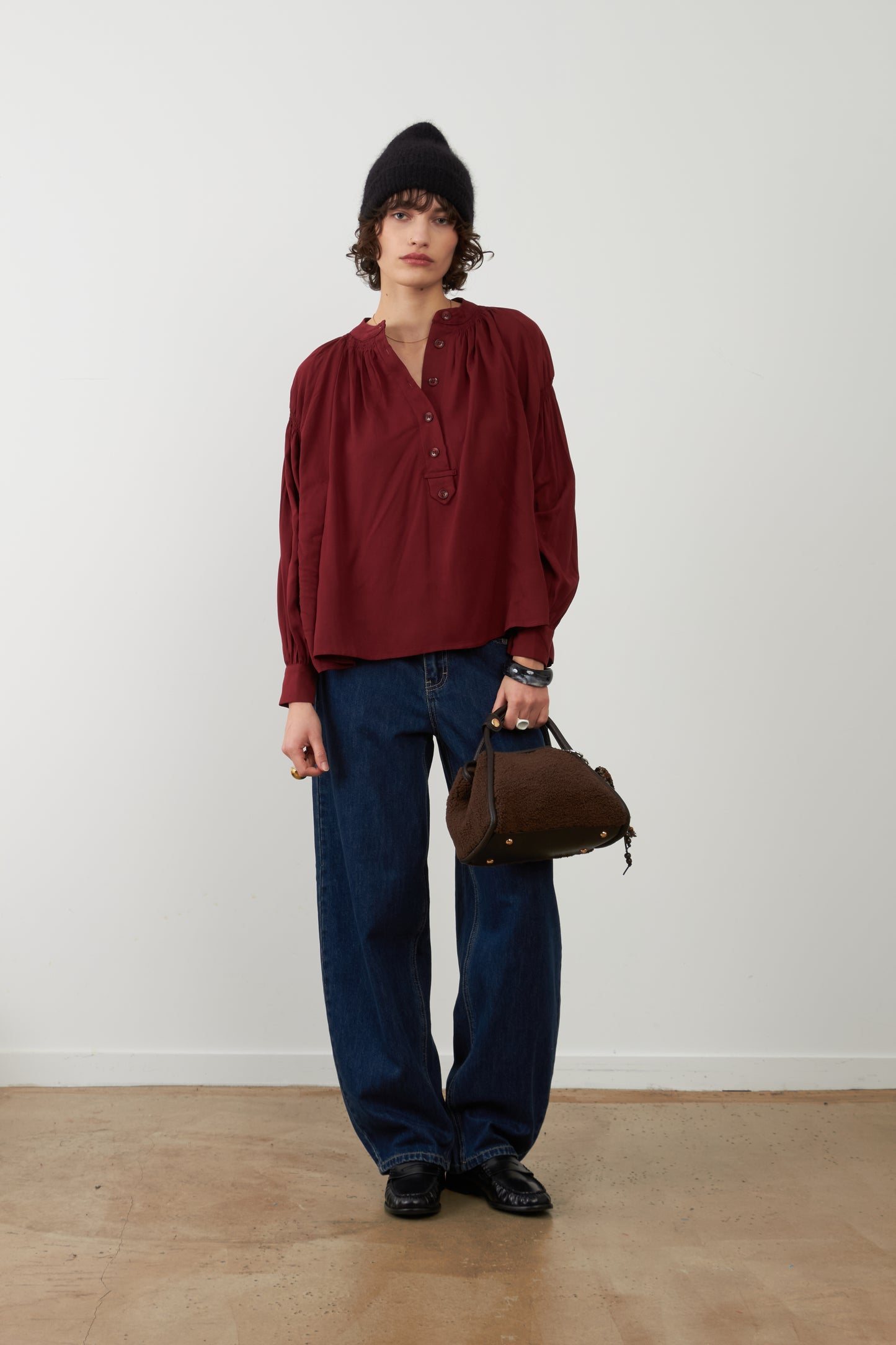 Blouse Abby - Bordeaux