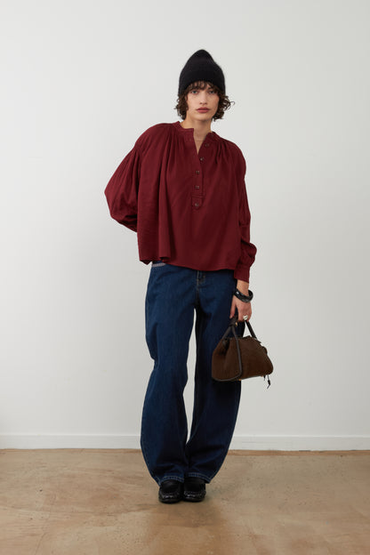 Blouse Abby - Bordeaux