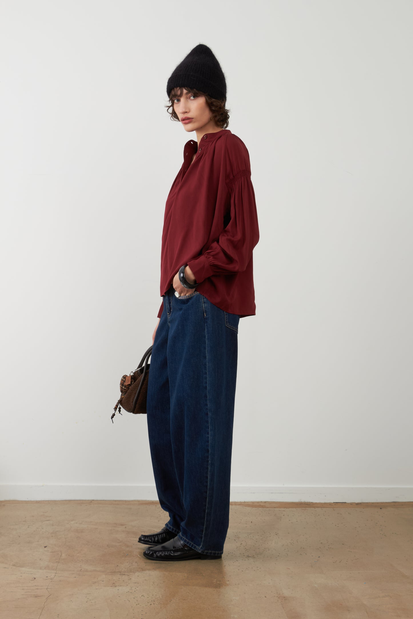 Blouse Abby - Bordeaux