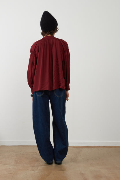 Blouse Abby - Bordeaux