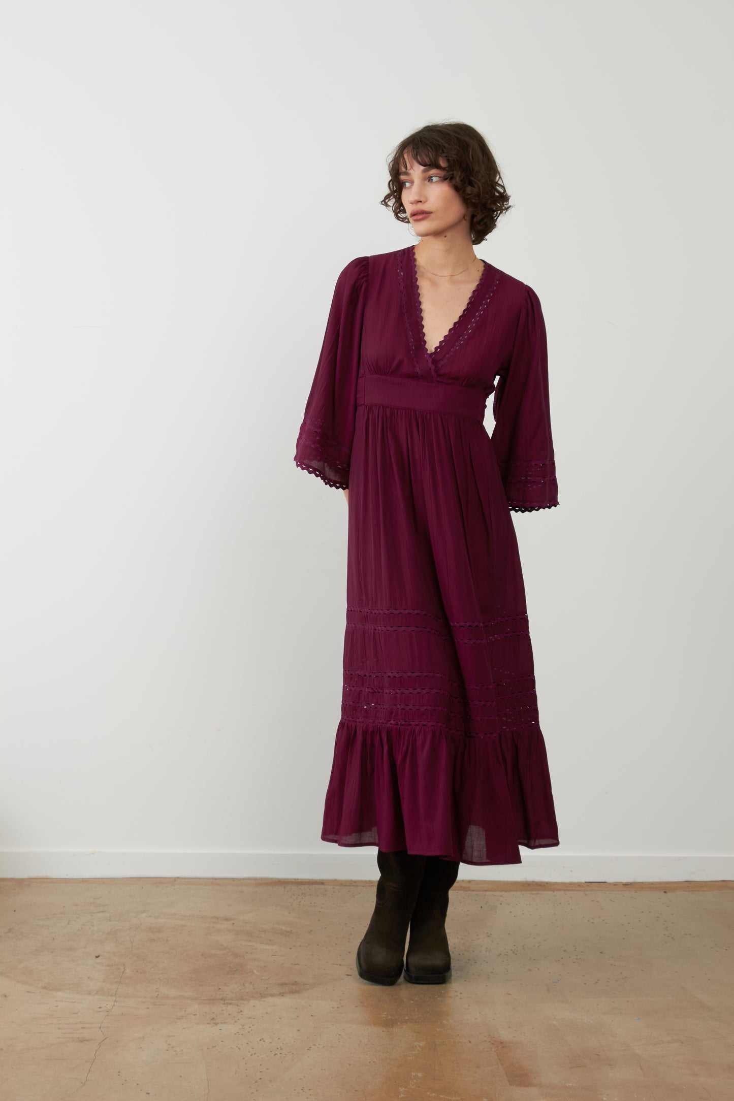 Robe bohème Wynonna - Violet