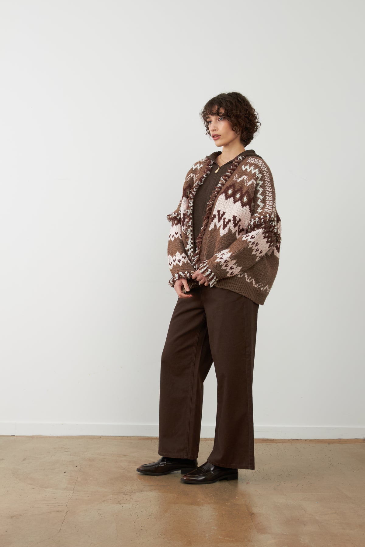 Gilet Skalanda - Choco/Rose