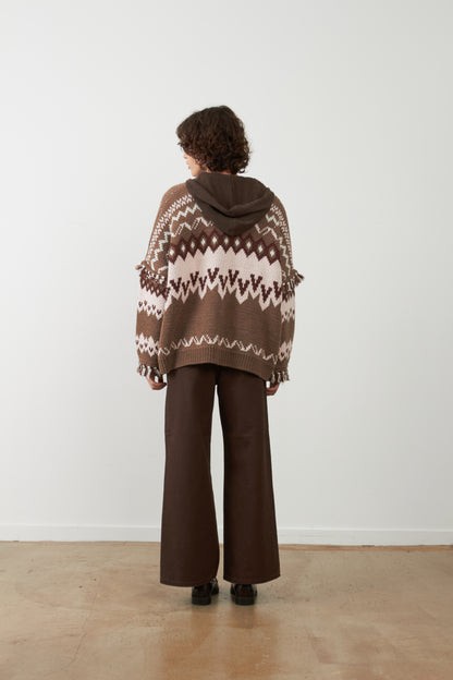 Gilet Skalanda - Choco/Rose