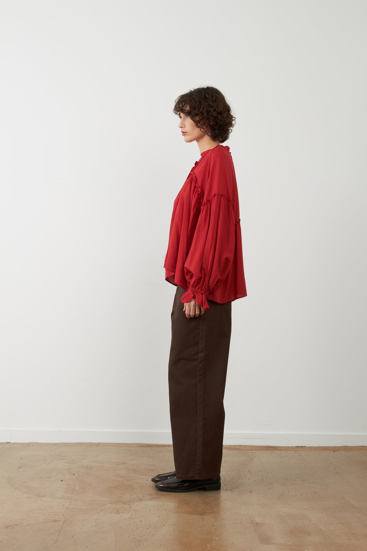 Blouse ample Nellie - Cerise