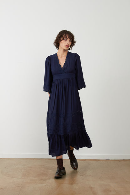 Robe bohème Wynonna - Navy