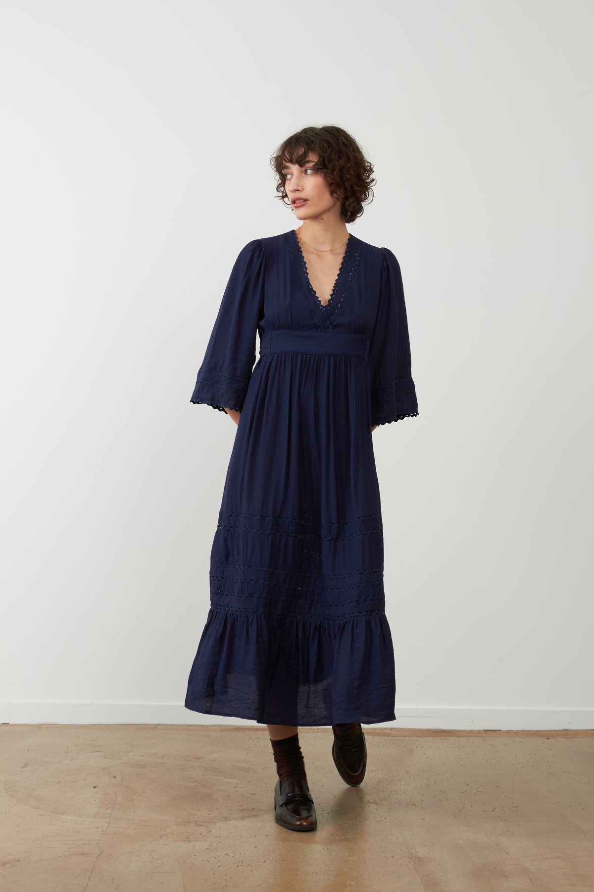 Robe bohème Wynonna - Navy