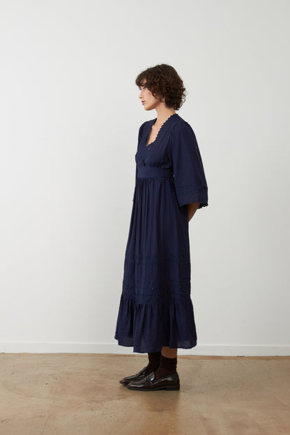 Robe bohème Wynonna - Navy