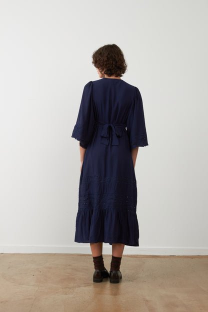 Robe bohème Wynonna - Navy