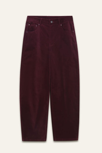 Pantalon coupe balloon Grayson - Bordeaux