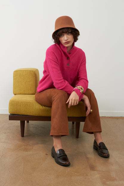 Pantalon bootcut Vickie - Camel