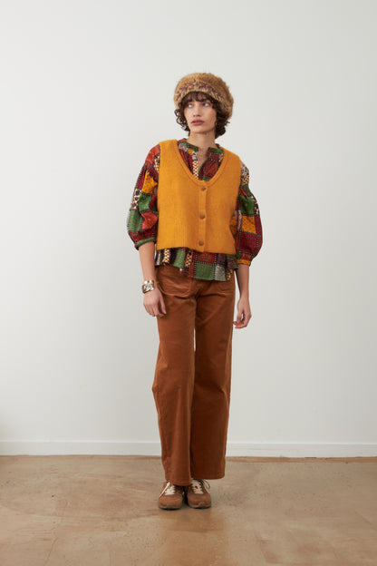 Pantalon Canelle camel - Pollen