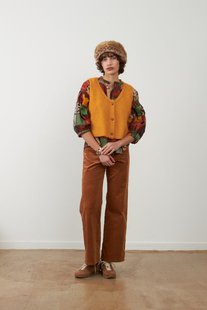 Pantalon Canelle camel - Pollen
