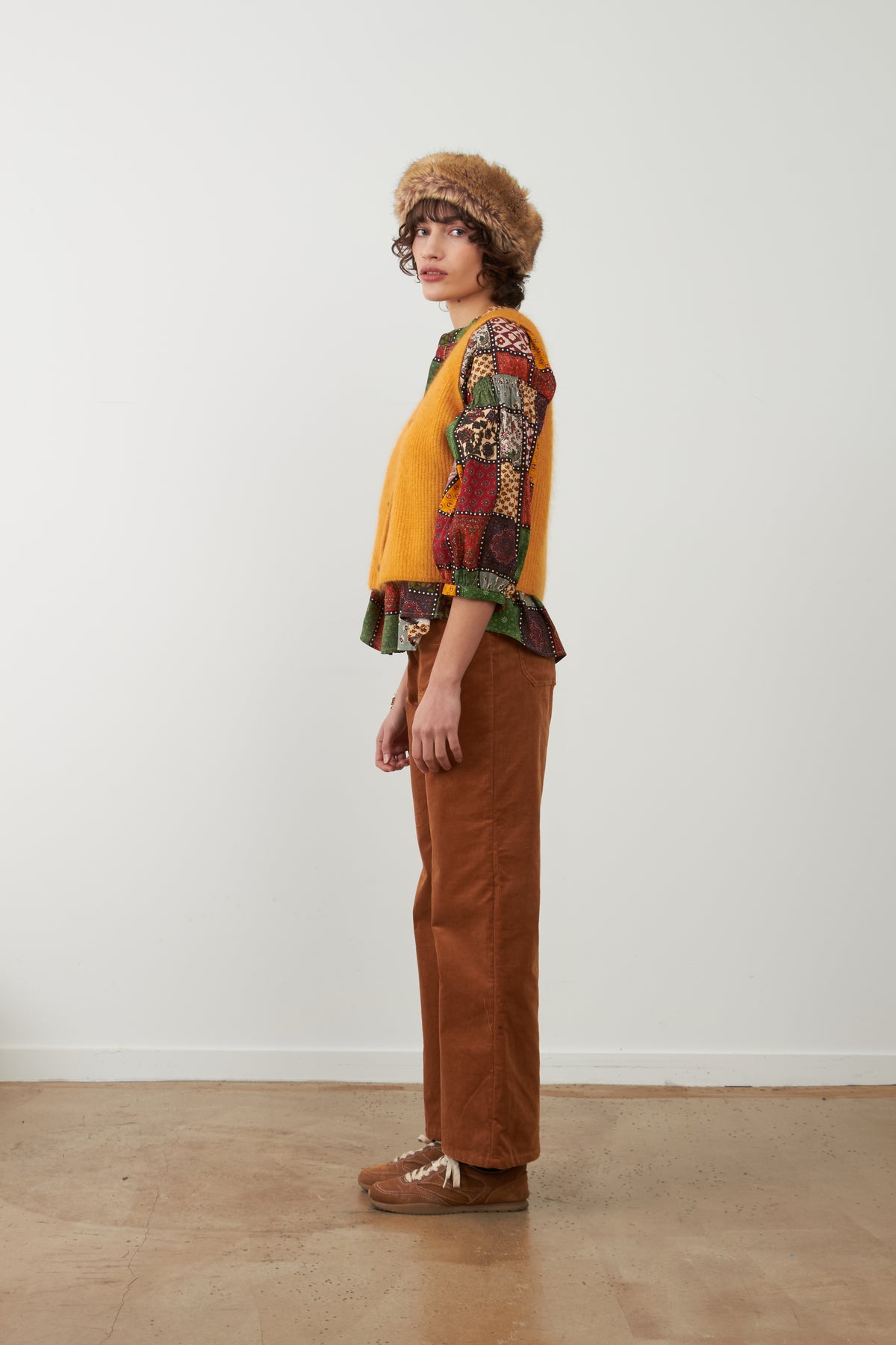 Pantalon Canelle camel - Pollen