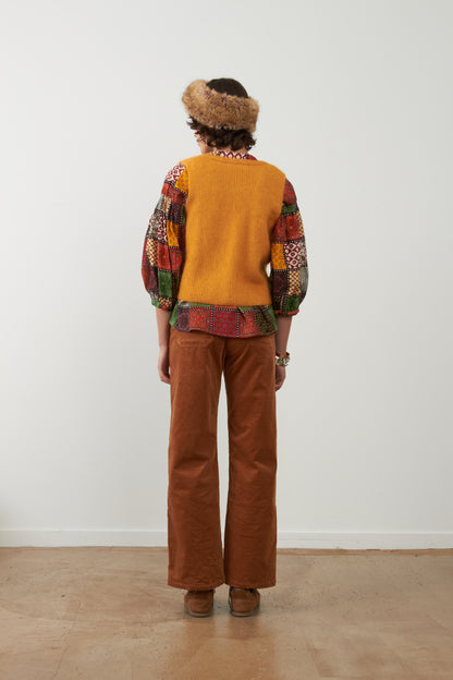 Pantalon Canelle camel - Pollen
