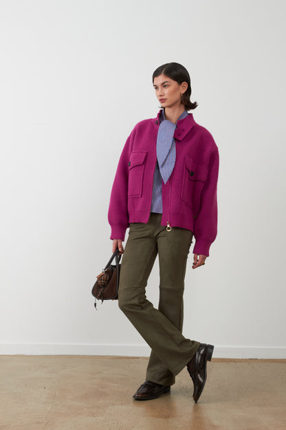 Pantalon bootcut Vickie - Kaki