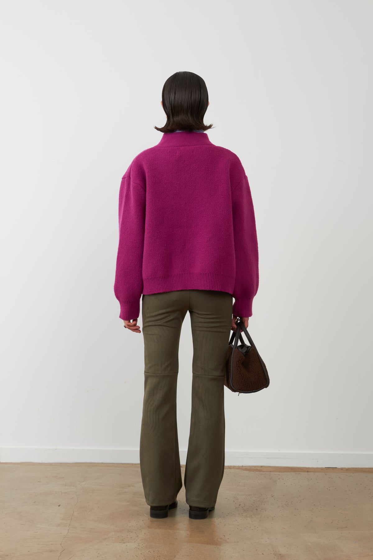 Pantalon bootcut Vickie - Kaki