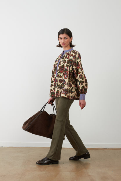 Pantalon bootcut Vickie - Kaki