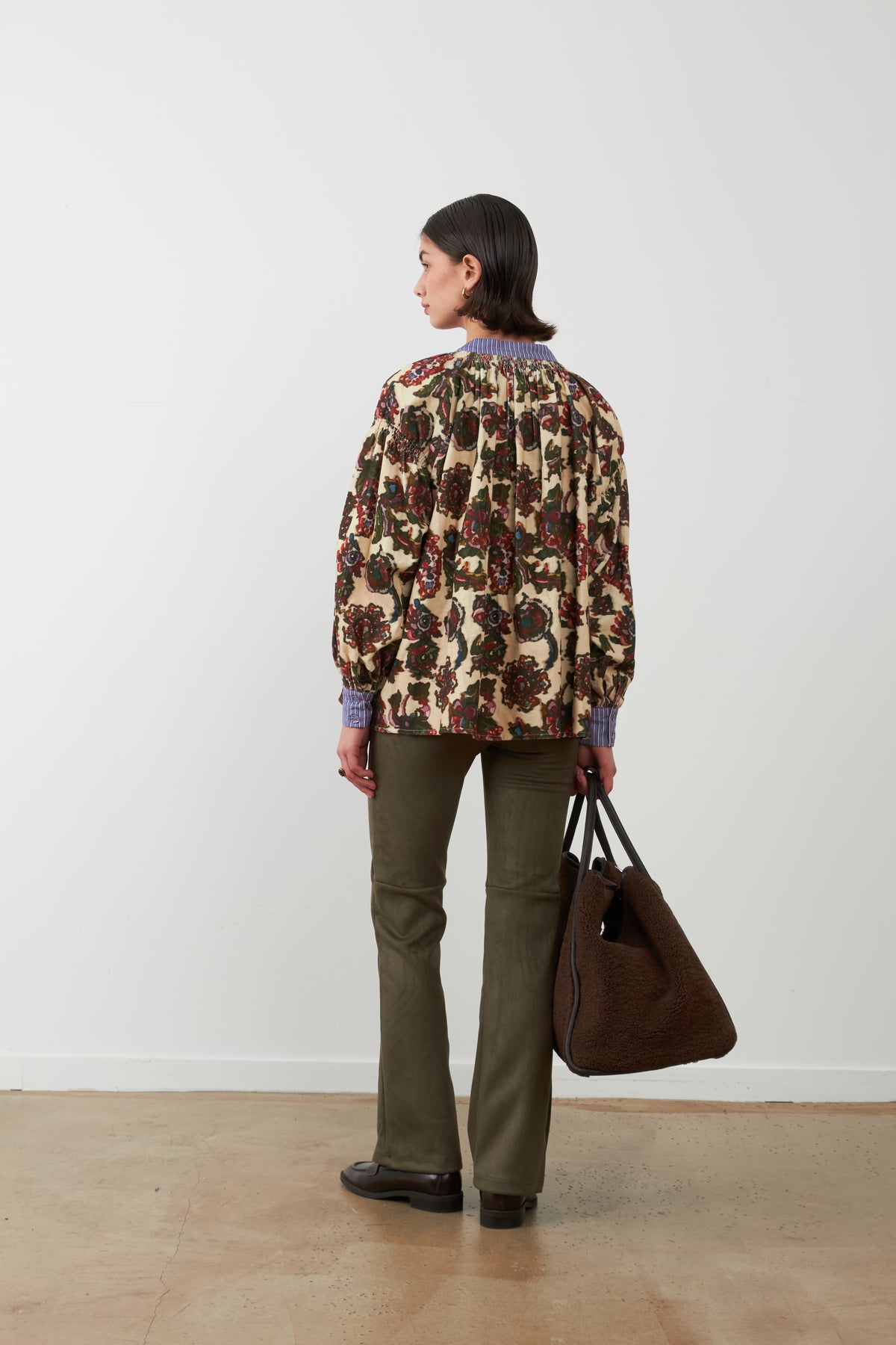 Pantalon bootcut Vickie - Kaki