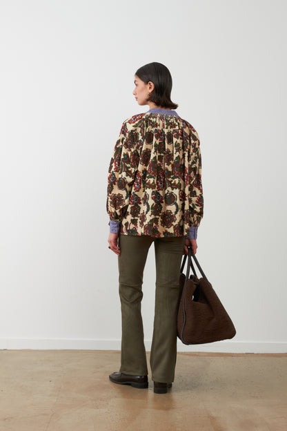 Pantalon bootcut Vickie - Kaki