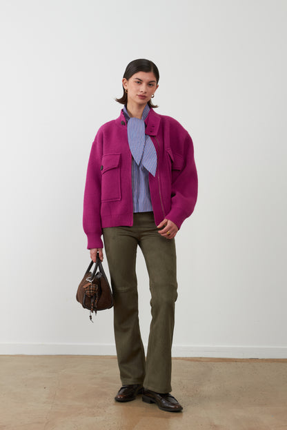 Pantalon bootcut Vickie - Kaki