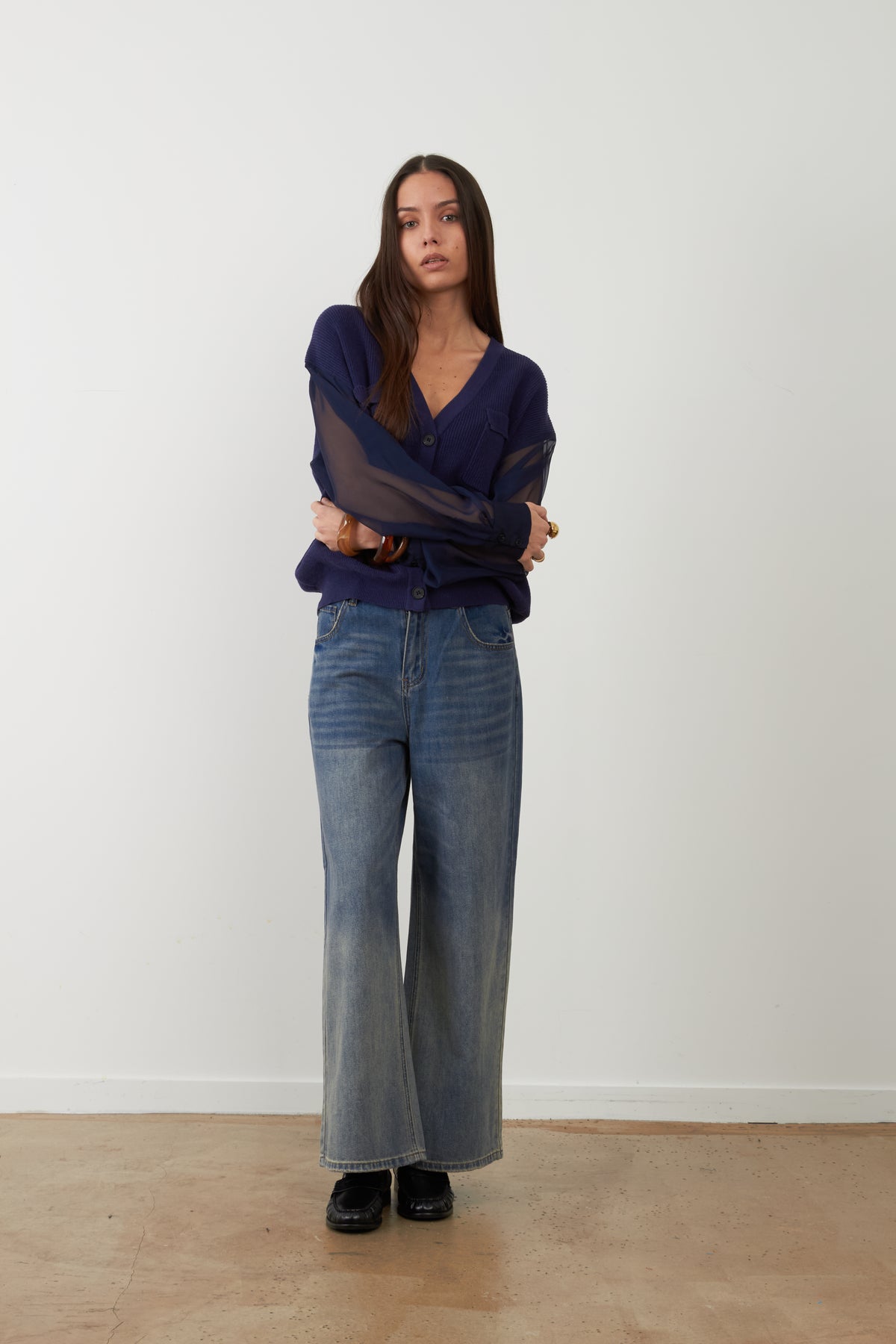 Pantalon jeans délavé Ulrich - Denim