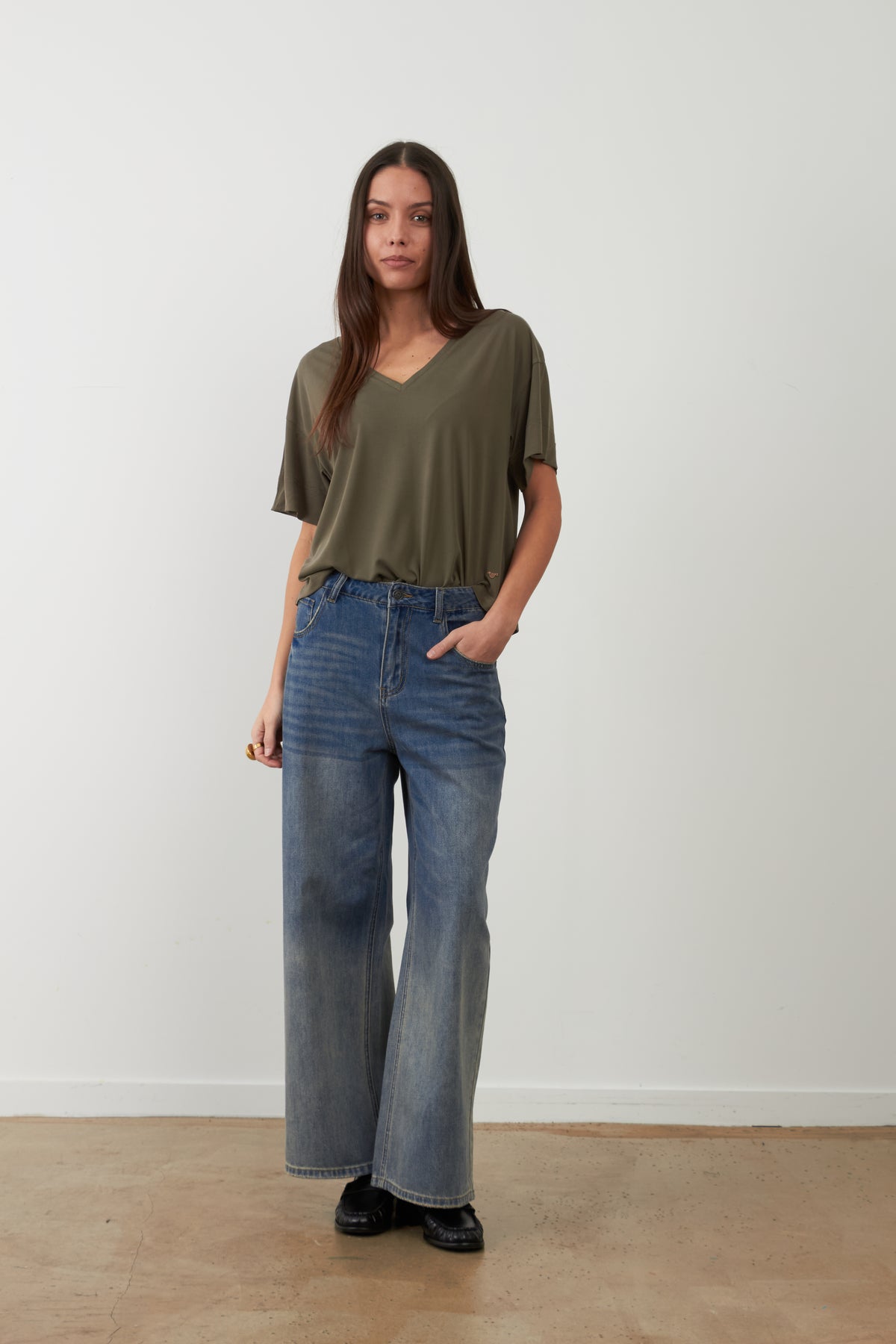 Pantalon jeans délavé Ulrich - Denim