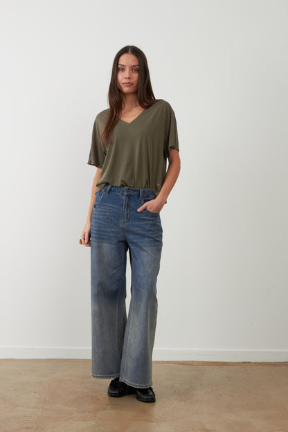 Pantalon jeans délavé Ulrich - Denim