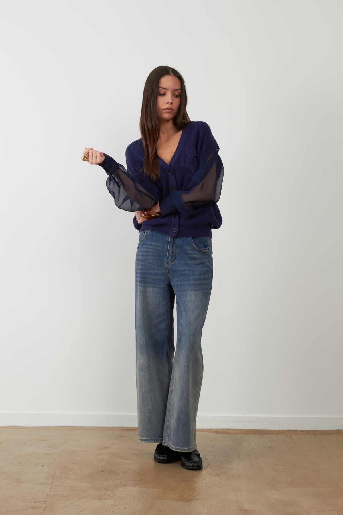 Pantalon jeans délavé Ulrich - Denim