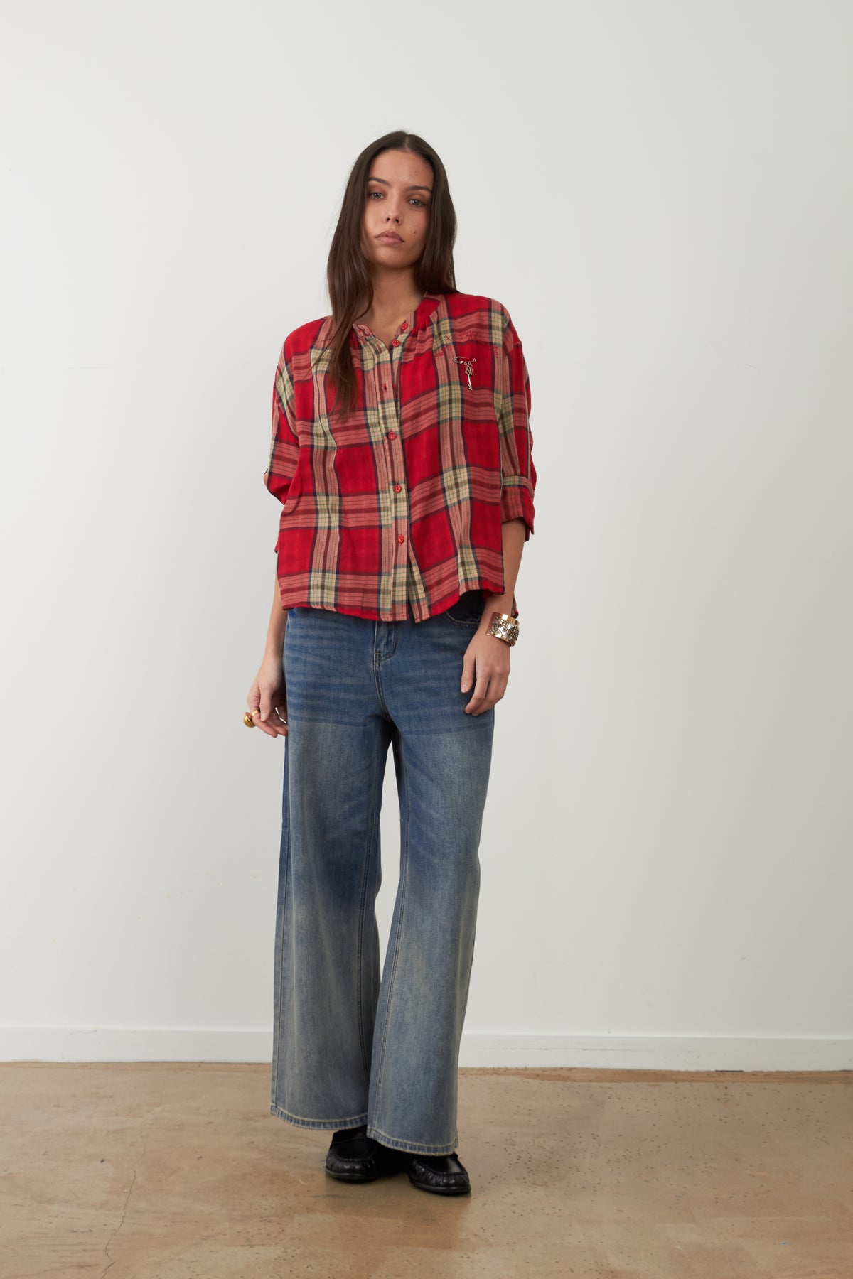 Pantalon jeans délavé Ulrich - Denim
