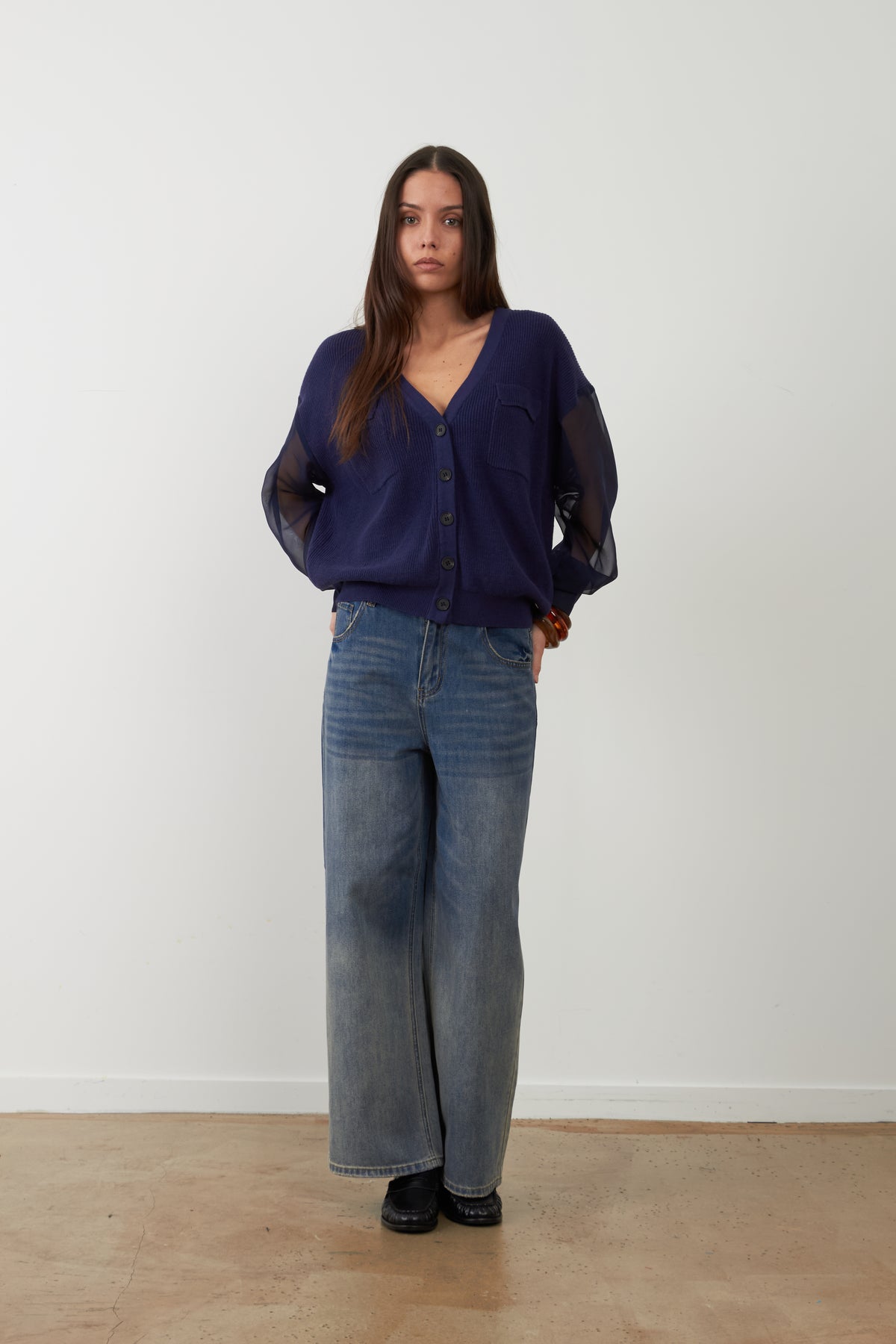 Pantalon jeans délavé Ulrich - Denim