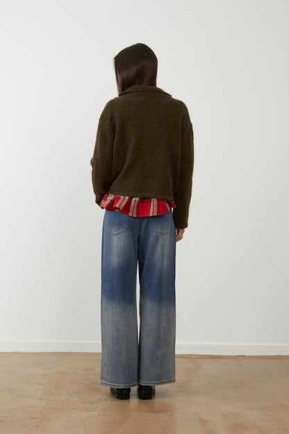 Pantalon jeans délavé Ulrich - Denim